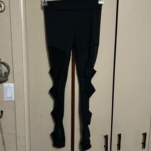 Sheer side legging medium